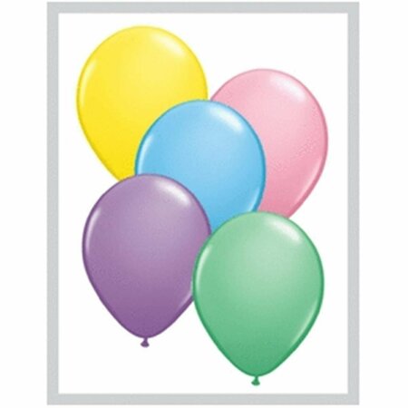 TISTHESEASON Balloons  11 Inch Pastel Assortment Latex Pack Of 100 TI25406